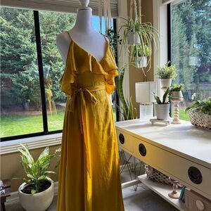 Lulu's Sunny Yellow Maxi Dress